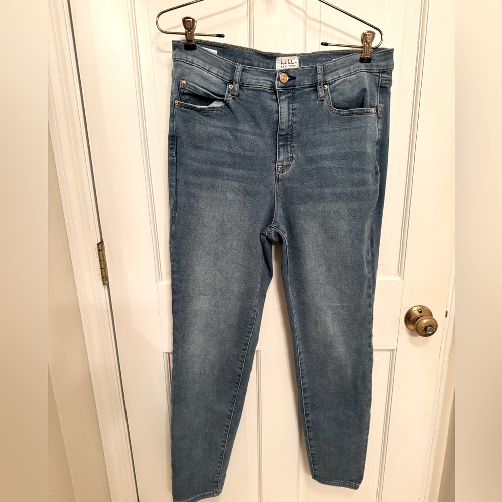 Nicole Miller SOHO High Rise Skinny Jeans size 14